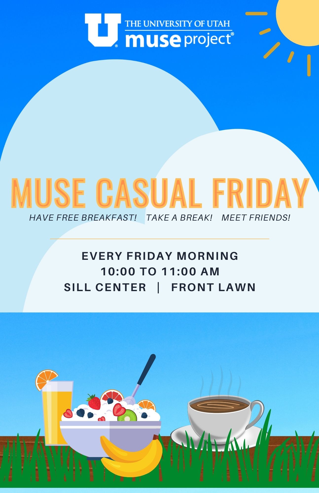 Muse Casual Fridays Outside Poster